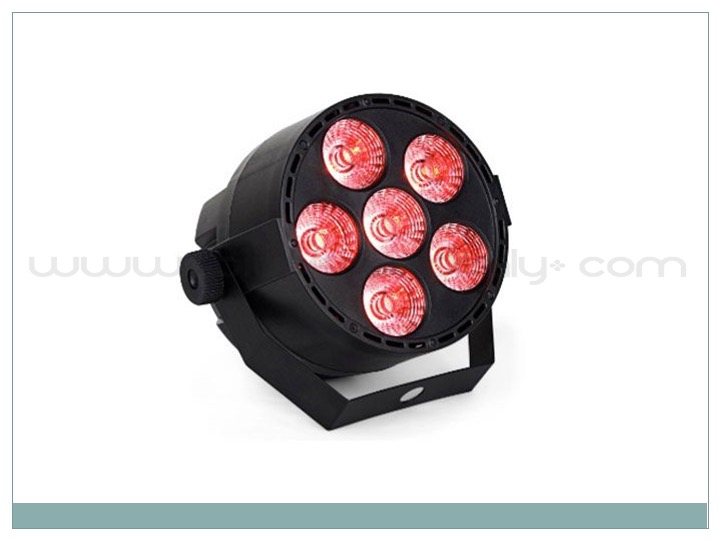 4PARTY PARSLIM 6X10W PROIETTORE RGBW CON COMANDO IR